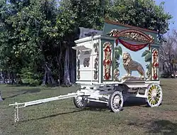 Circus parade wagon, built 1904