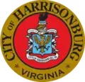 Official seal of Harrisonburg, Virginia