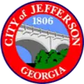 Official seal of Jefferson, Georgia