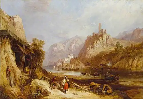 Beilstein on the Moselle (1837)