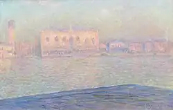 The Doge's Palace Seen from San Giorgio Maggiore (Claude Monet) Kunsthaus Zürich (W1751)