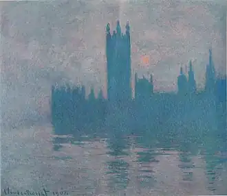 Das Parlamentsgebäude in London, Claude Monet, 1904