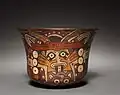 Nasca bowl; c. 100 BC; earthenware with colored slips; diameter: 12.8 × 17.7 cm; overall: 13 cm; from Peru; Cleveland Museum of Art (Cleveland, Ohio, U.S.)