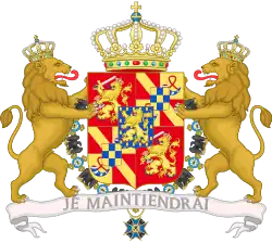 Coat of arms of William I as "sovereign prince", 1813–1815
