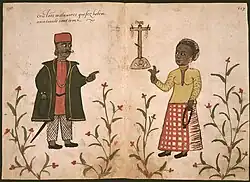 16th century Indo-Portuguese illustration of Saint Thomas Christians at the Códice Casanatense.