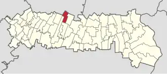 Location in Ialomița County