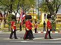 Colour guard of the 1st Infantry Regiment, King's Own Bodyguard