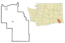 Location of Starbuck, Washington