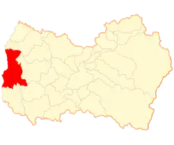 Location of the Pichilemu commune in O'Higgins Region