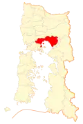 Location of the Puerto Montt commune in Los Lagos Region