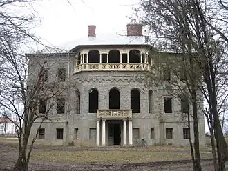 Petre P. Carp mansion in Țibănești