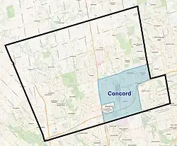 Concord within Vaughan