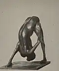 Contorsionista, bronze, 25 cm, 1971