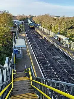 Coolmine railway station and level crossing
