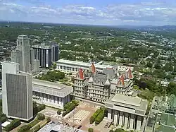 A view from the 42nd floor observation deck.