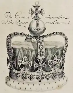 The queen's coronation crown