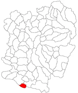 Location in Caraș-Severin County