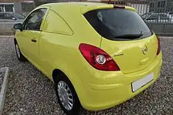 Opel Corsa Van based on fourth generation (Corsa D)