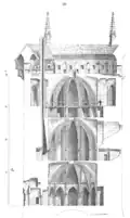 Inside of the donjon, by Eugène Viollet-le-Duc