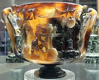 The Cup of the Ptolemies: front (top) of the cup (Cabinet des Médailles)