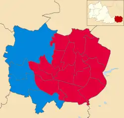 2019 results map