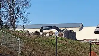 Demolition of the observatory