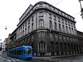 Former branch building in Zagreb, later seat of the Allgemeiner Jugoslawischer Bankverein then of the Bankverein für Kroatien, photographed in 2013