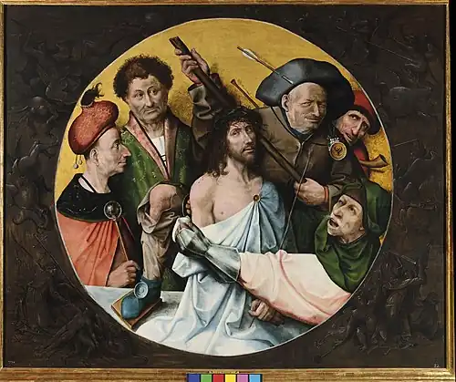 Christ Crowned with Thorns, by a follower of Bosch, in El Escorial