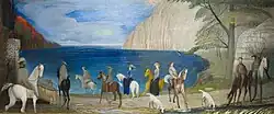 The riders at the sea, 1909