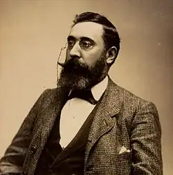 Manuel Curros Enríquez, a Galician journalist and writer who was famous for his compromise with the Republicanism against the Spanish Monarchy as well.