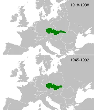 Czechoslovakia during the interwar period and the Cold War