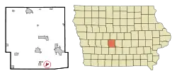 Location of Van Meter, Iowa