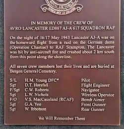 Memorial at Castricum aan Zee