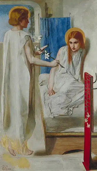 Dante Gabriel Rossetti, Ecce Ancilla Domini!, 1850