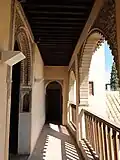 Balcony and arches on the second floor of the northern side