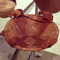 Bowl with hippopotamus, El Mahasna