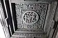 Decorative bay ceiling art in Sadashiva temple at Nuggehalli