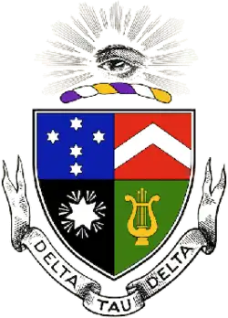 The official coat of arms of Delta Tau Delta