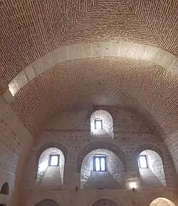 the main church was completed by the help of emperor Anasthasius I