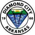 Official seal of Diamond City, Arkansas
