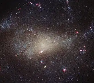 NGC 4242 is a dim galaxy in Canes Venatici.[25]