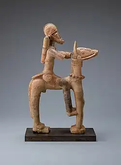 Equestrian figure; circa 13th–15th century