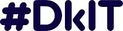 #DkiT written in blue, where k is in lower case.