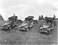 Dodge WC-4 prime movers with 37mm gun.
