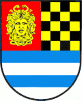 Municipal coat of arms of Dohalice village, Hradec Králové District, Czech Republic