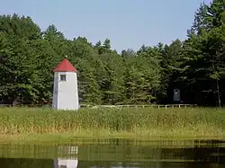 The two structures are more or less identical, but they show different characteristics at night.