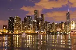 Downtown Chicago from Navy Pier