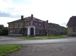 Chapel with a statue of St. John of Nepomuk
