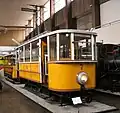 Restored Dubrovnik tram on display at the Zagreb Technical Museum