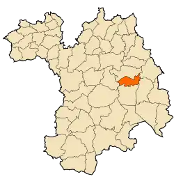 Location of El Eulma in the Setif Province
